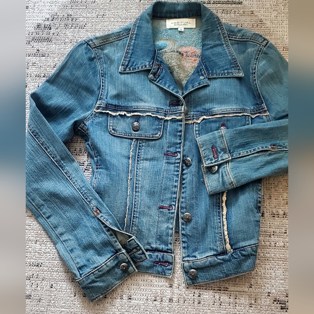 Habitual New York Los Angeles Women Denim Blue jeans jacket